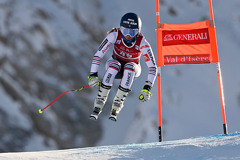 Karen Smadja Clément lors d'une descente