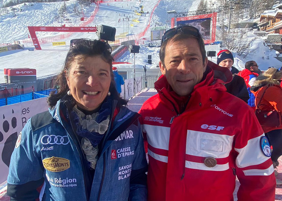 Anne-Chantal Pigelet-Grevy présidente de la FFS et Yannick Garin président du CSCA