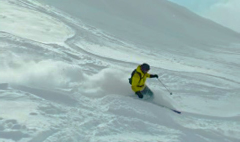 Télémark en hors piste